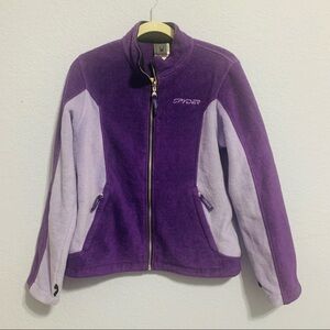 Spyder Women’s Purple 1/4 Zip Fleece Pullover